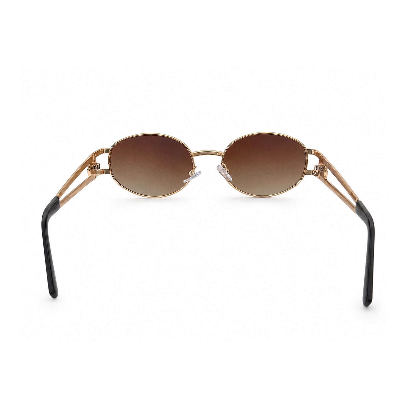 Óculos de Sol Medusa Oval Dourado - vista frontal